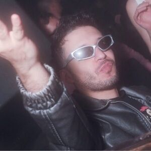 Silver Y2K Angular Edgy Sunglasses with reflective lenses